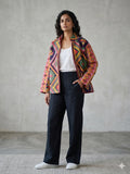 Handmade Velvet Suzani Embroidered Jacket Bohozani