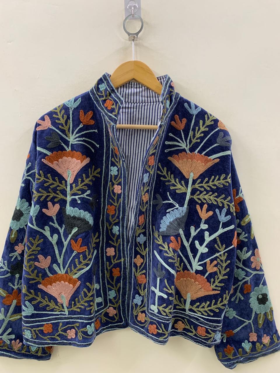 Vintage Suzani Jacket Bohozani