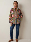 Antique Handmade Velvet Suzani Jacket – Hand-Embroidered Boho Ethnic Kimono Outerwear Bohozani
