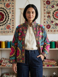 Handmade Velvet Suzani Embroidered Jacket Bohozani