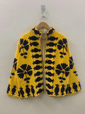 Hand Embroidered Velvet Suzani Jacket | Boho Ethnic Coat Bohozani