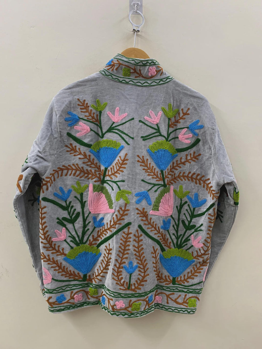 Heritage Velvet Suzani Jacket | Handmade Embroidered Coat – Artisan Embroidered Outerwear Bohozani