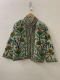 Handmade Suzani Embroidered Jacket | Floral Boho Duster Coat | Gift For Her Bohozani