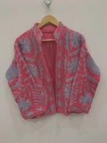 Embroidered Cotton Velvet Suzani Jacket | Boho Floral Ethnic Coat Bohozani