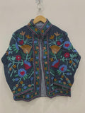 Black Cotton Embroidery TNT Jacket : Bohemian Stylish Jacket | Gift For Her Bohozani