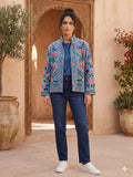 Hand-Embroidered Suzani Velvet Jacket | Short Bohemian Festival Coat Bohozani
