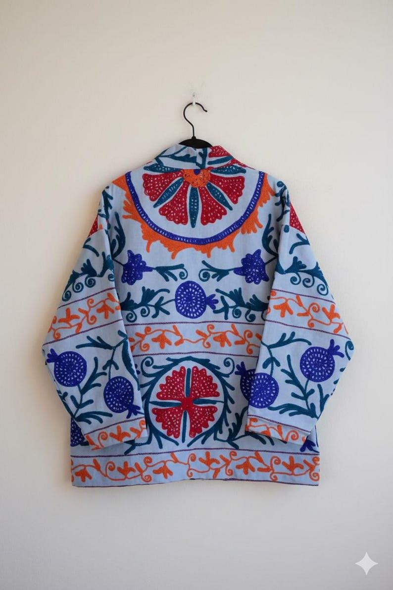 Vintage Japanese Haori Kimono Jacket | Lightweight Bohemian Beach Coverup | Gift For Her Bohozani